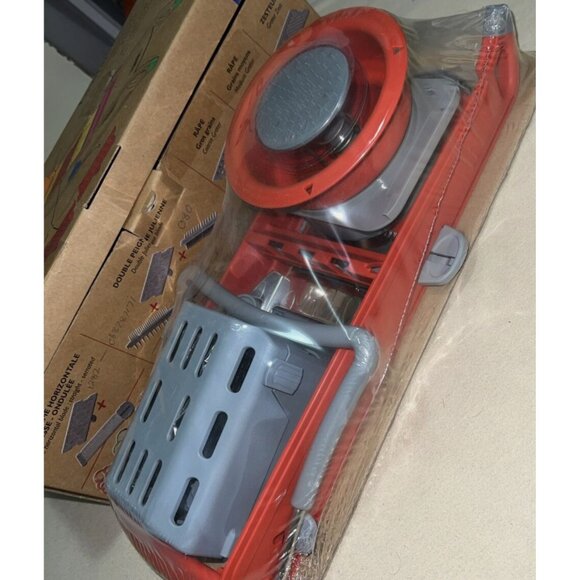 De Buyer Mandoline Swing 2.0 avec 3 râpes fonction poussoir/slider ergonomique F - Picture 2 of 9